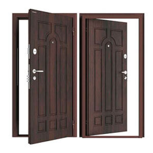 Дверь DoorHan/980/2050/Премиум/Антик медь/Венге Колизей/правая/с угловой рамой, SD-980-P/AM/WG/KLZ/R/N